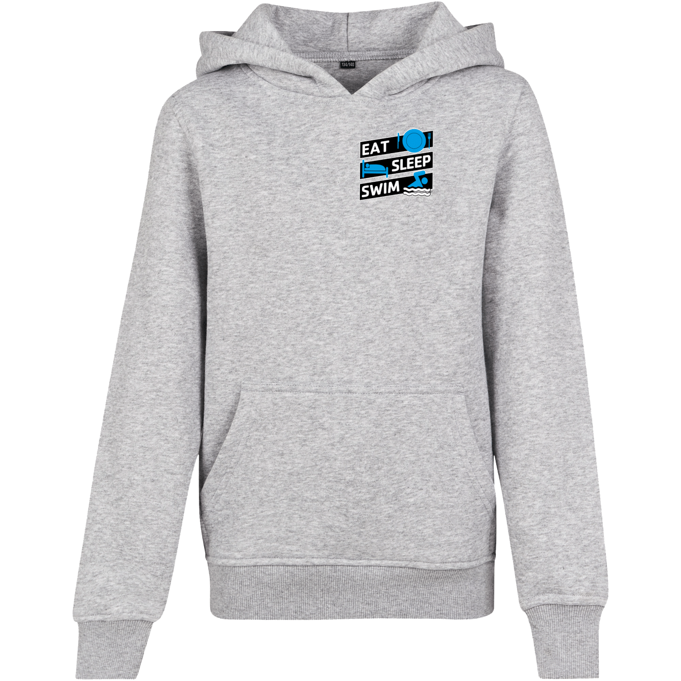 Kinder Hoodie "Eat Sleep Swim"